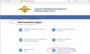 Passport of a citizen of the Russian Federation: how to check it for validity