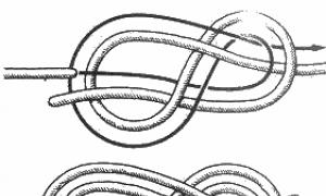 How to tie a knot on a thick rope
