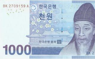 Валюта кореи - история и современность